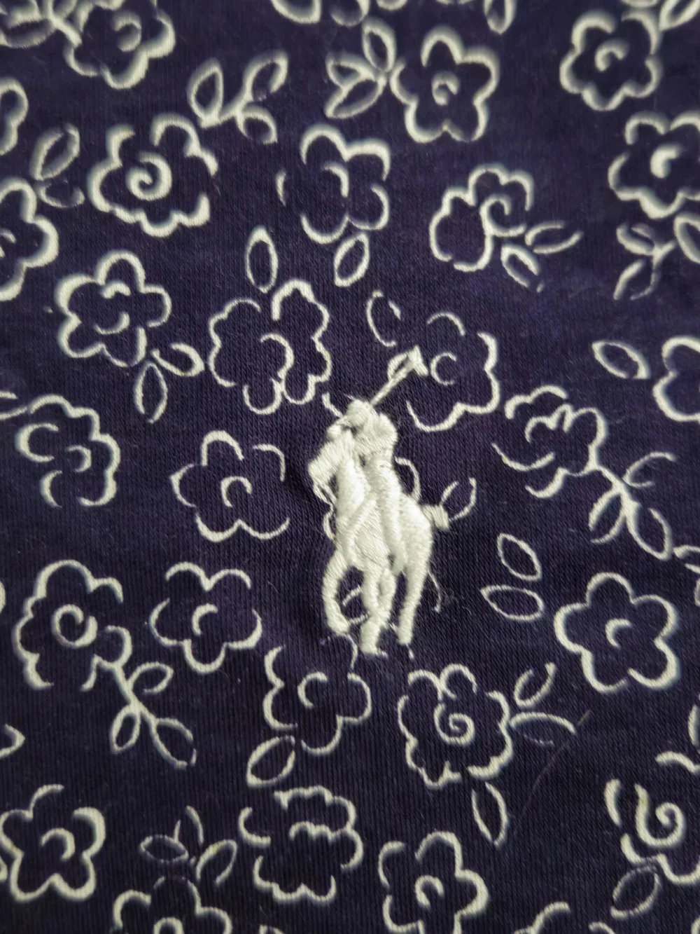 Polo by Ralph Lauren Navy White Floral Button-Down Shirt